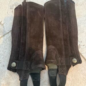 Ariat Brown Kids Riding Half Chaps